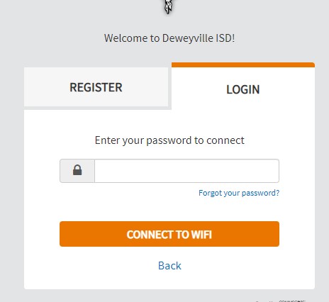 login with password